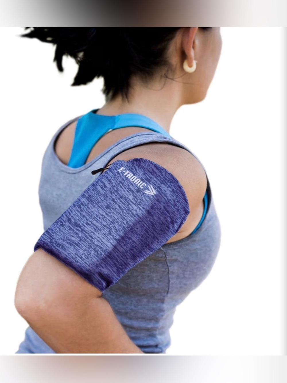🏃🏾‍♀️NEW Blue/Black Medium Athletic Armband for Smartphones🏃🏾‍♀️